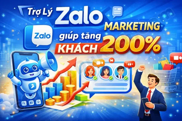 Trợ Lý Zalo Marketing giúp tăng 200 phần trăm khách