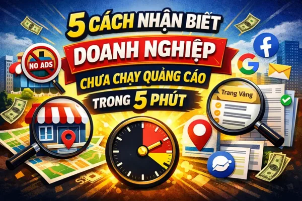 5 cách nhận biết doanh nghiệp chưa chạy quảng cáo trong 5 phút