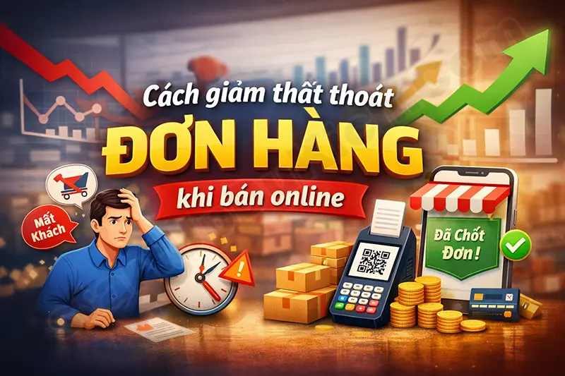 Cách giảm thất thoát đơn hàng khi bán online