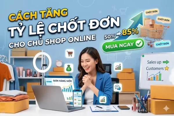 Cách tăng tỷ lệ chốt đơn cho chủ shop online