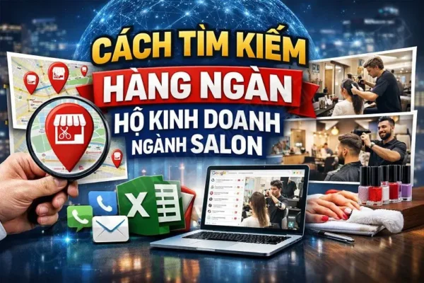 Cách tìm kiếm hàng ngàn hộ kinh doanh ngành Salon