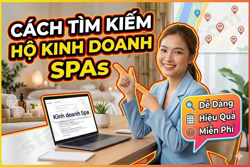 Cách tìm kiếm hộ kinh doanh trong lĩnh vực Spa