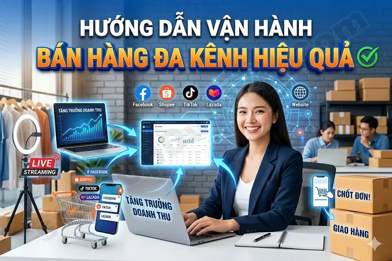 Hướng dẫn vận hành bán hàng đa kênh hiệu quả