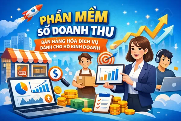 Phần mềm sổ doanh thu bán hàng hóa dịch vụ dành cho hộ kinh doanh