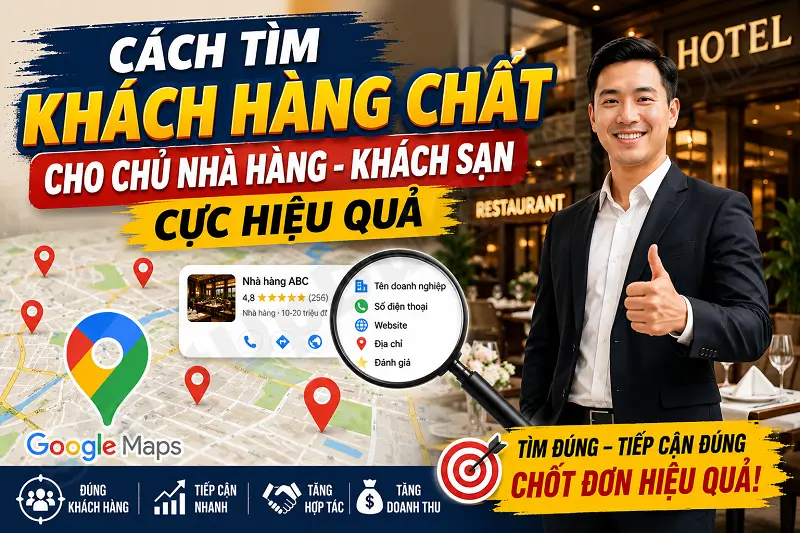 Cách tìm khách hàng chất cho Chủ Nhà hàng Khách sạn cực hiệu quả